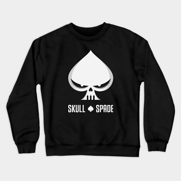 Skull Spade Crewneck Sweatshirt by dot.Dedi